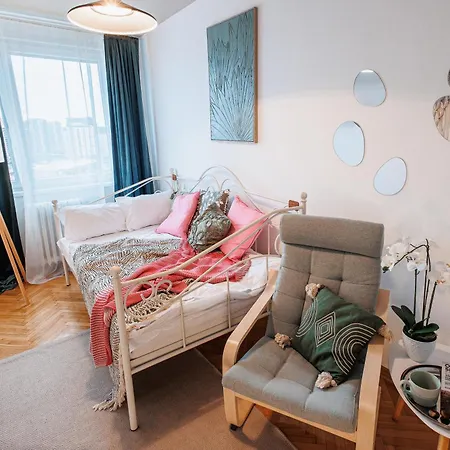 Sunny With Terrace & River View Old Town Apartamento Belgrado