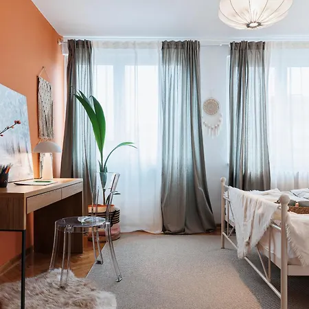 Apartament Sunny With Terrace & River View Old Town Belgrad