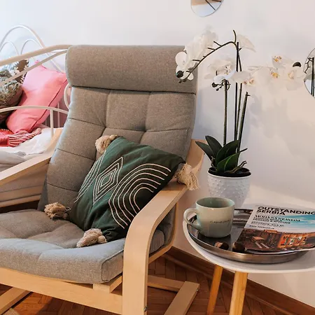 Sunny With Terrace & River View Old Town Apartamento Belgrado